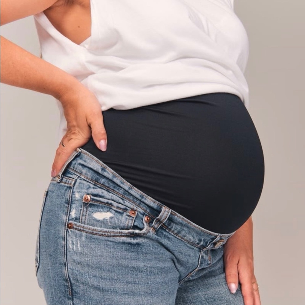 Abercrombie & Fitch Maternity Ankle Straight Jeans
